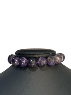 Amethyst Crystal Beaded Bracelet
